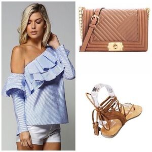 Vegan Suede Boho Tassel Sandal!